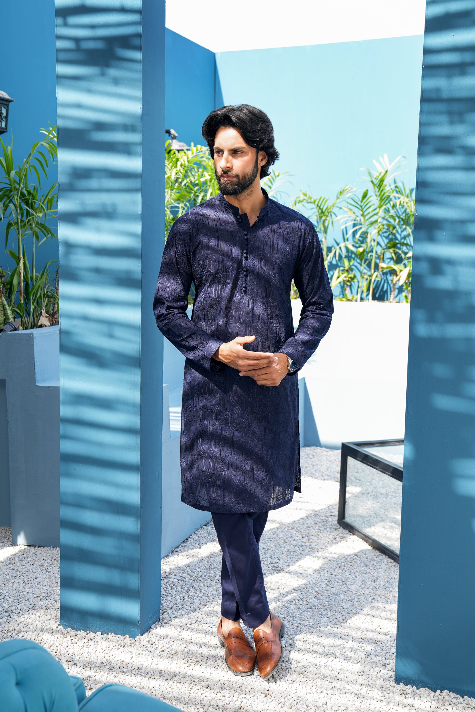 Indigo Kurta Set