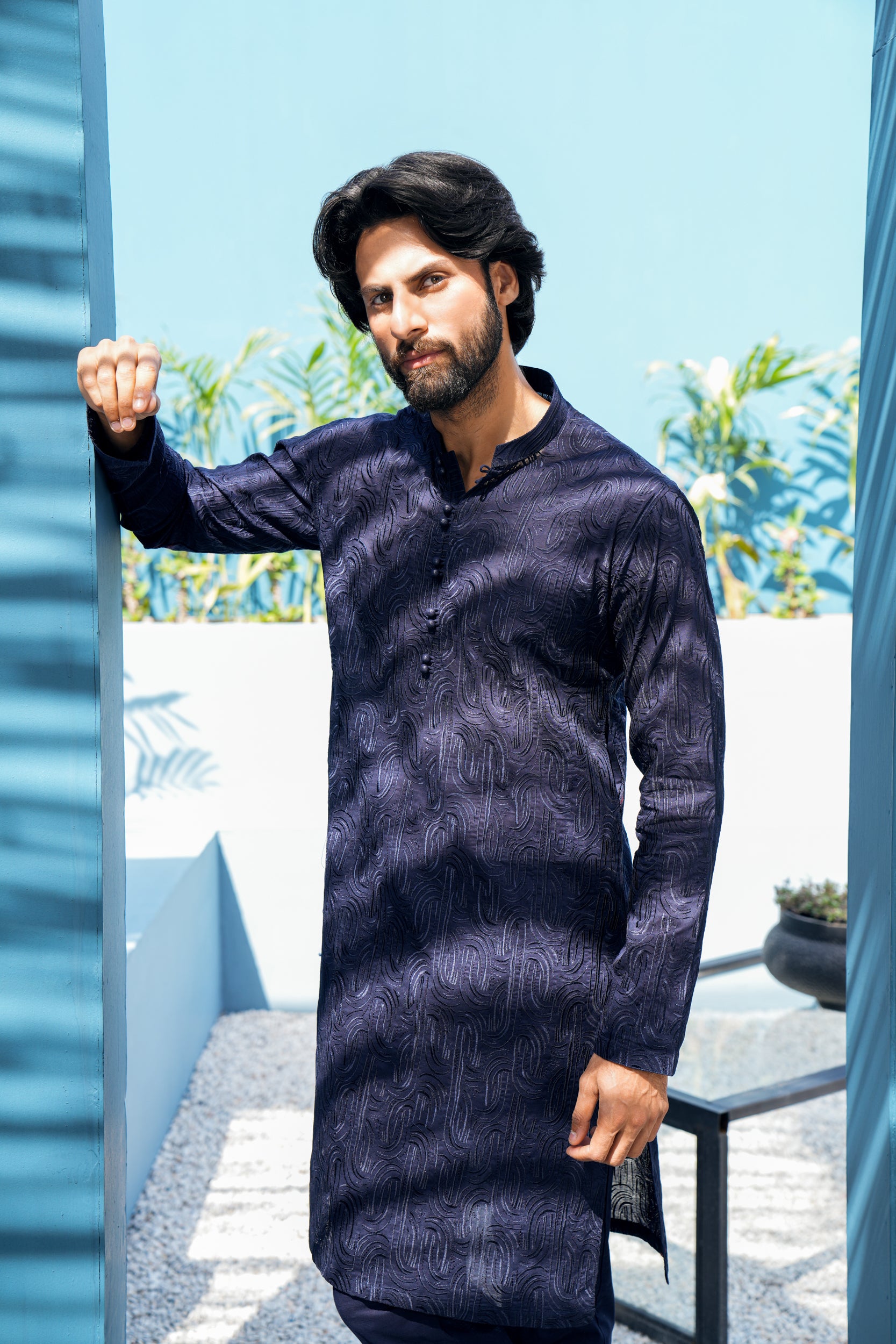 Indigo Kurta Set