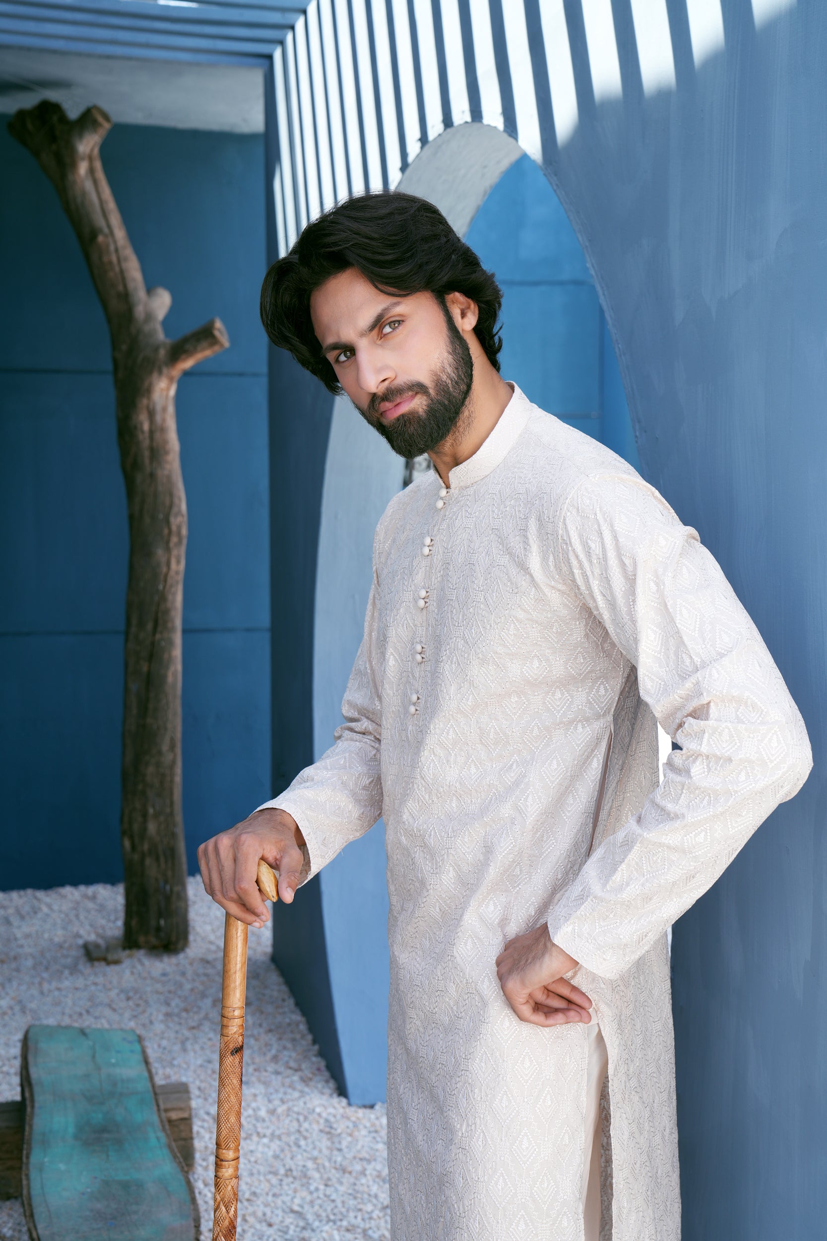 Ivory Kurta Set