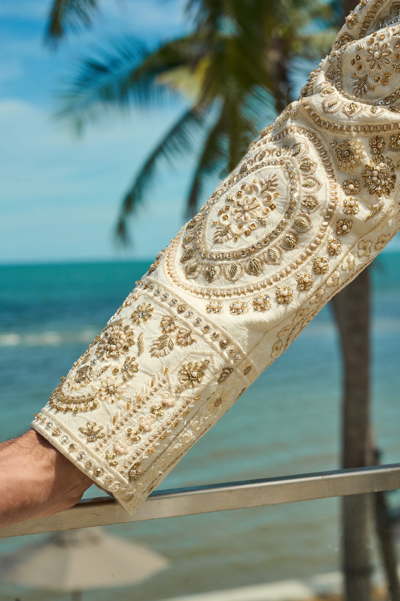 Ivory Solstice – Sherwani & Footwear Set