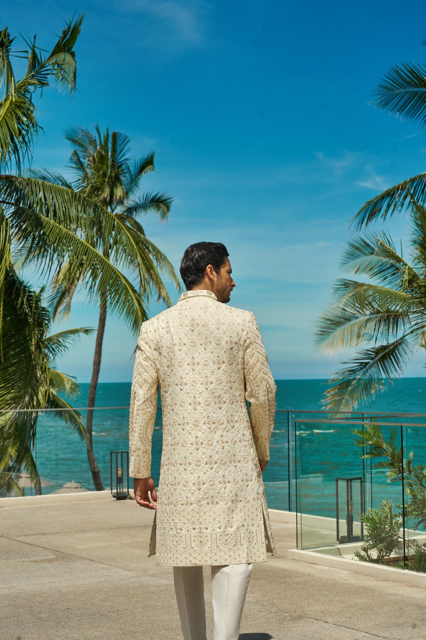 Ivory Solstice – Sherwani & Footwear Set