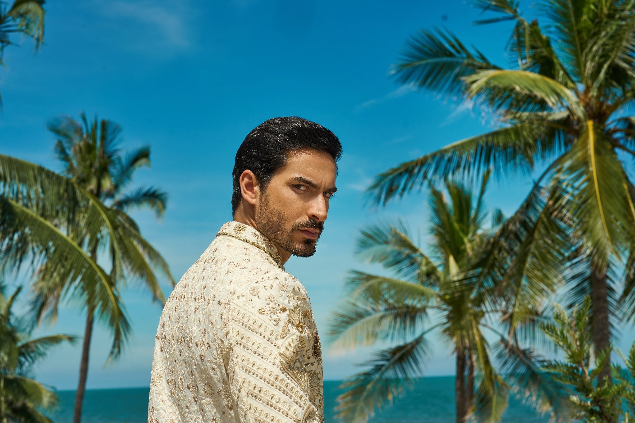 Ivory Solstice – Sherwani & Footwear Set