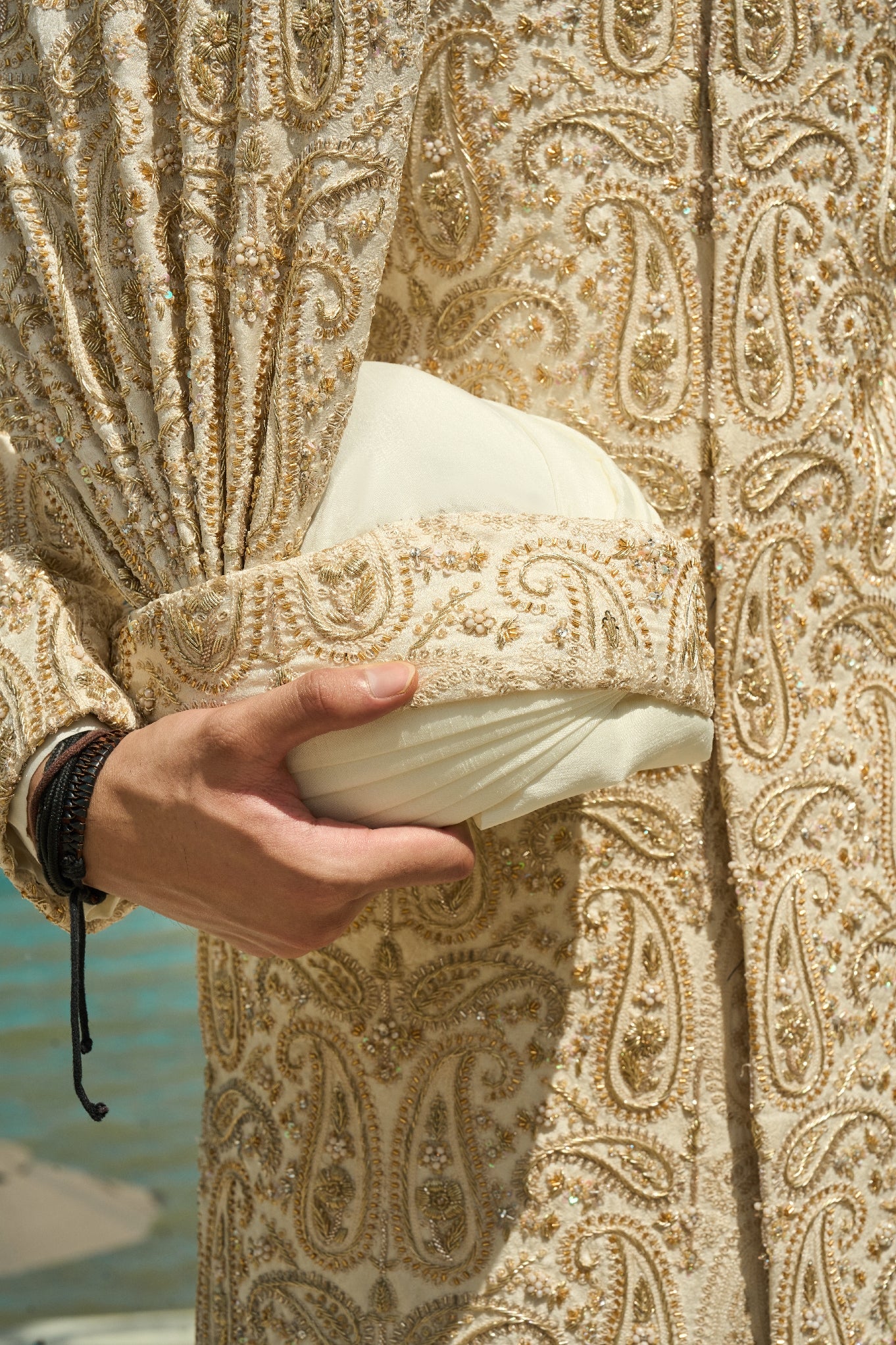 Ivory Sovereign – Sherwani & Turban Set