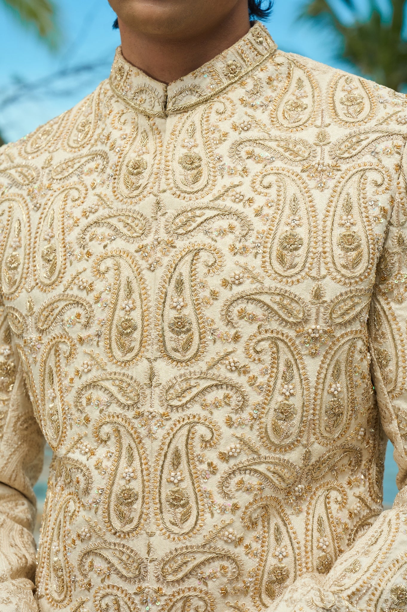 Ivory Sovereign – Sherwani & Turban Set