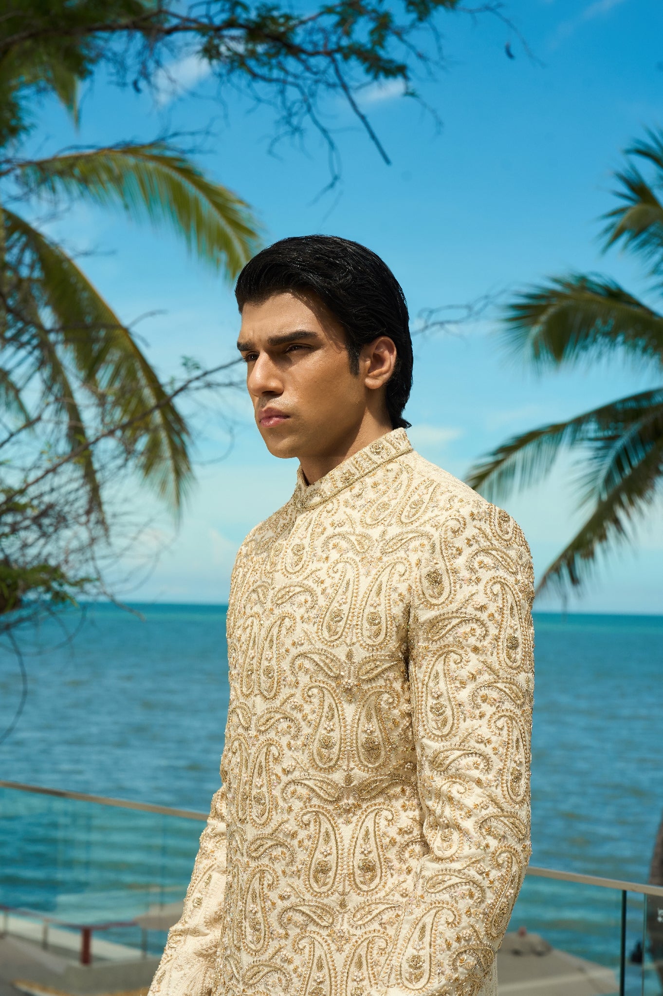 Ivory Sovereign – Sherwani & Turban Set
