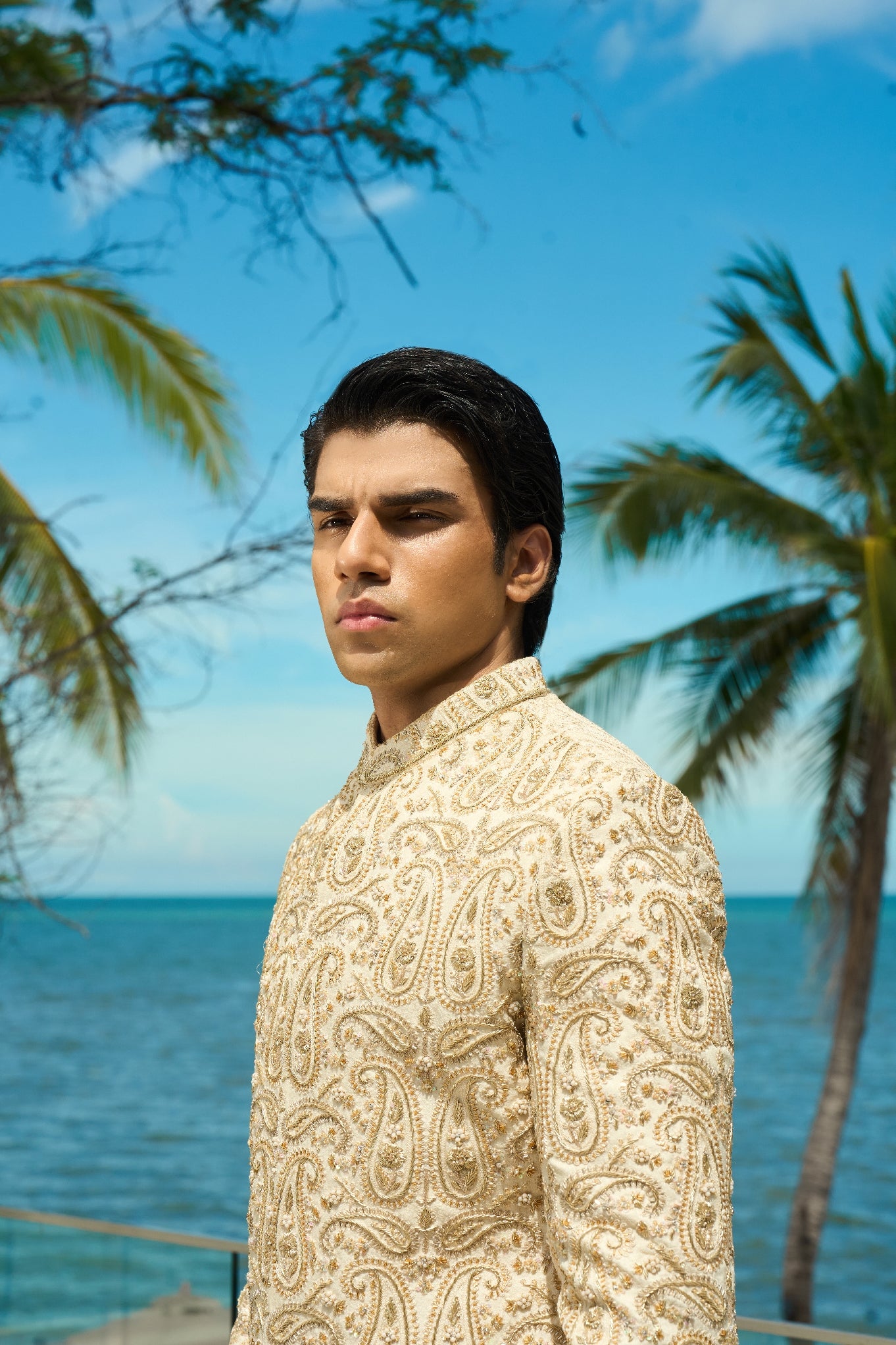 Ivory Sovereign – Sherwani & Turban Set