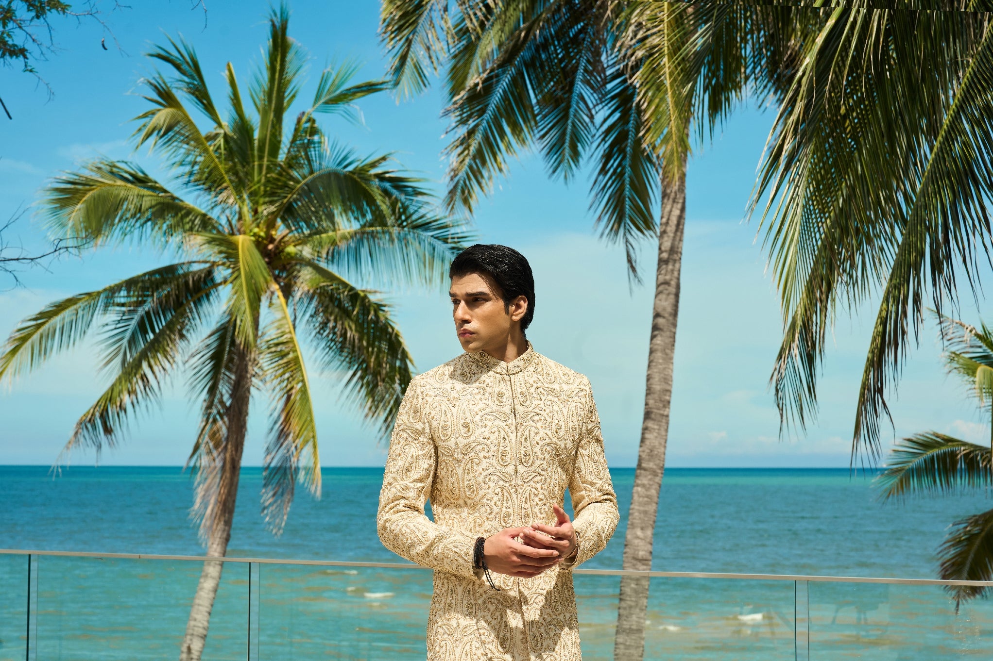 Ivory Sovereign – Sherwani & Turban Set