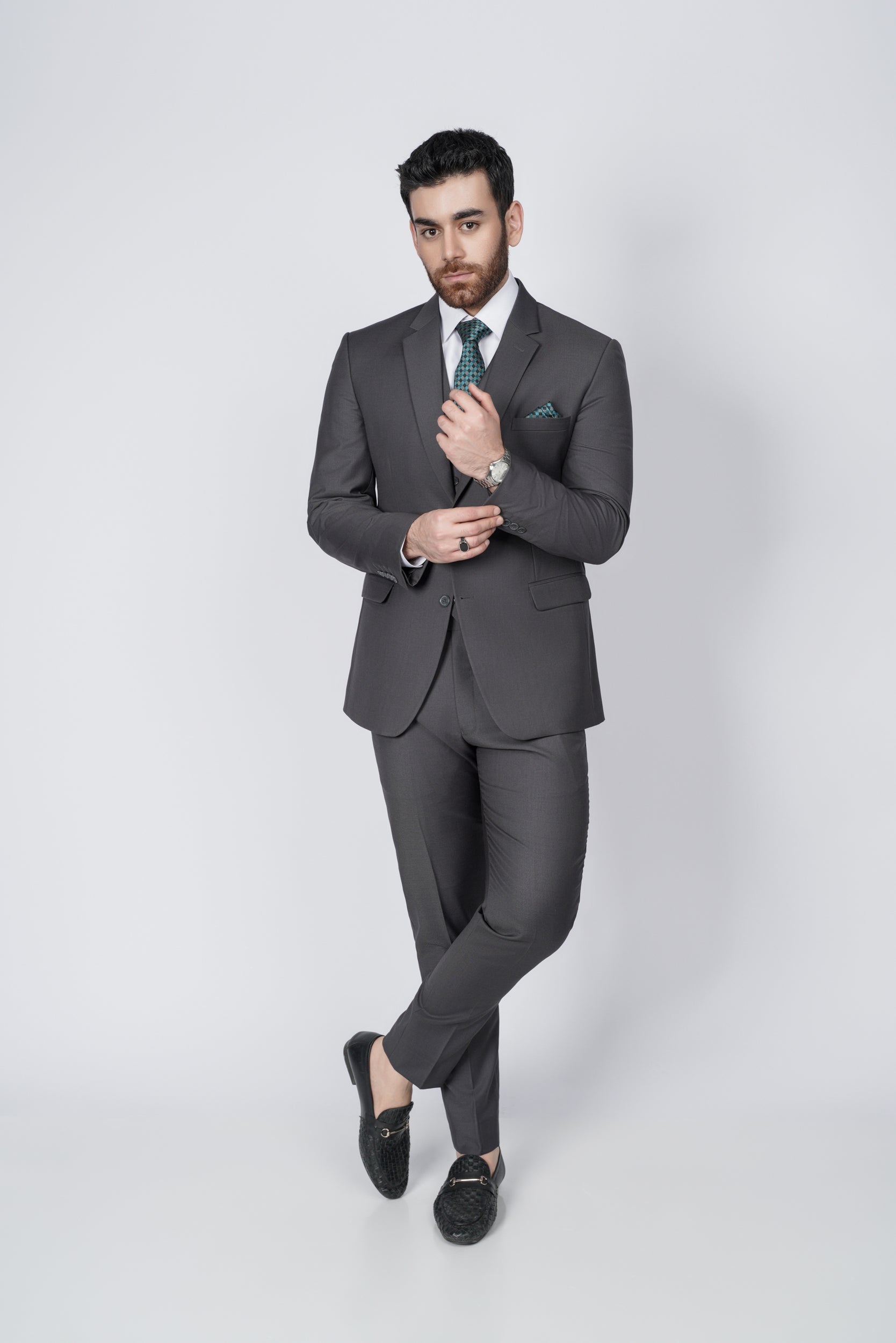 Graphite Gray  three piece suit