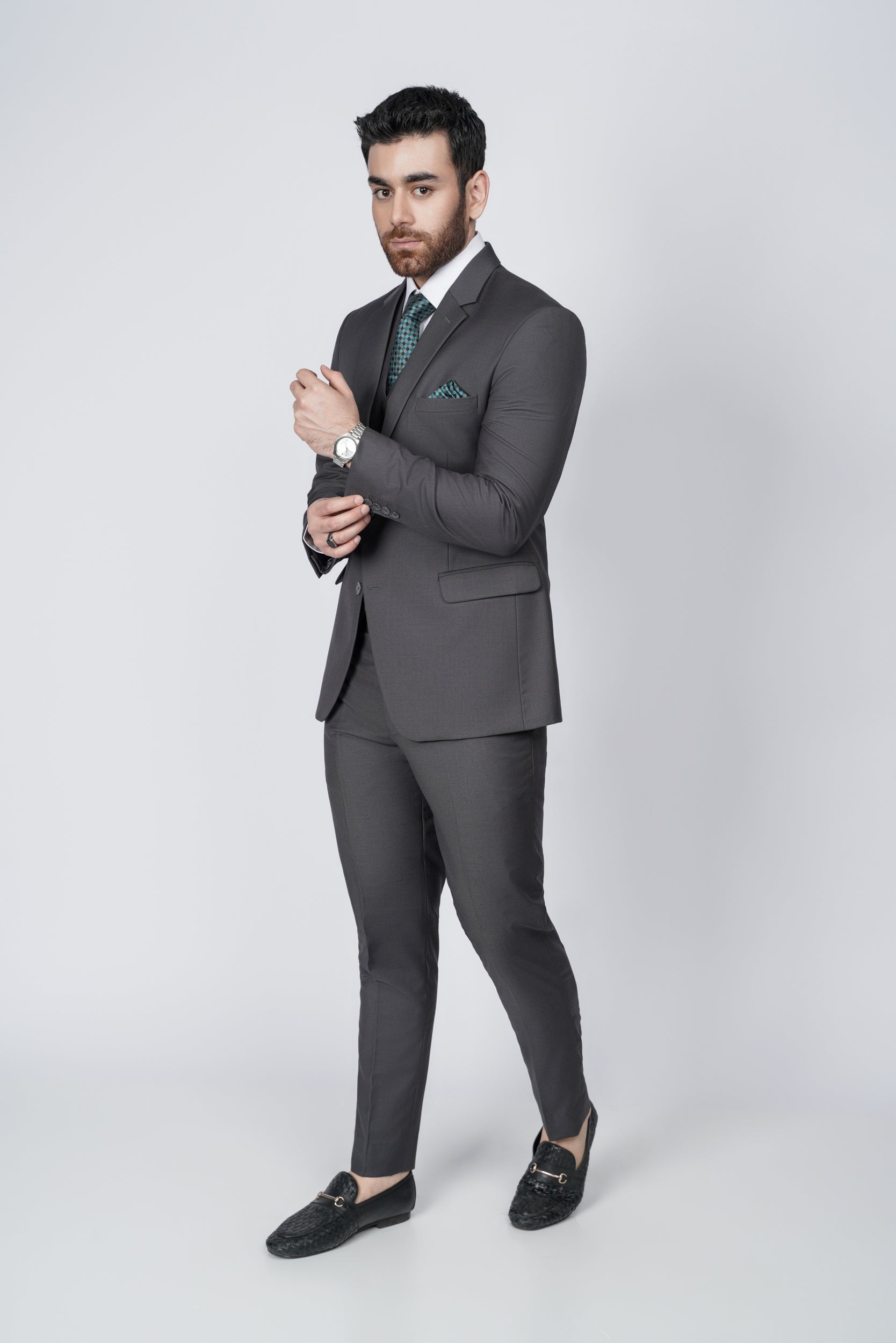 Graphite Gray  three piece suit