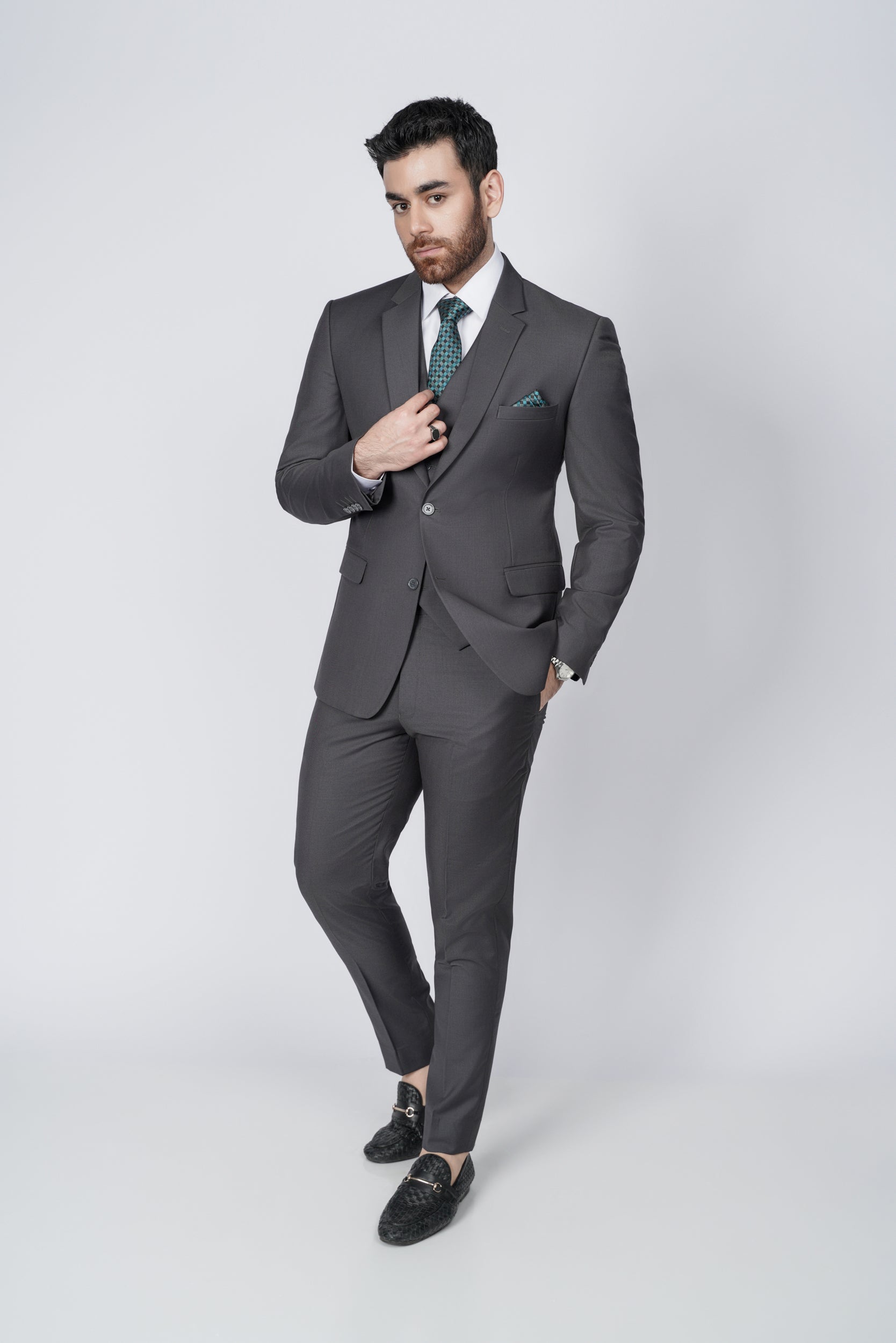 Graphite Gray  three piece suit