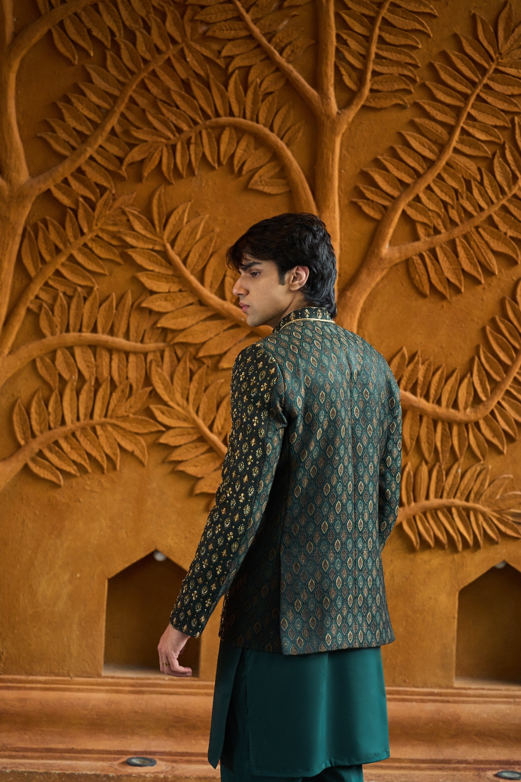 Emerald Heritage Prince Coat Ensemble