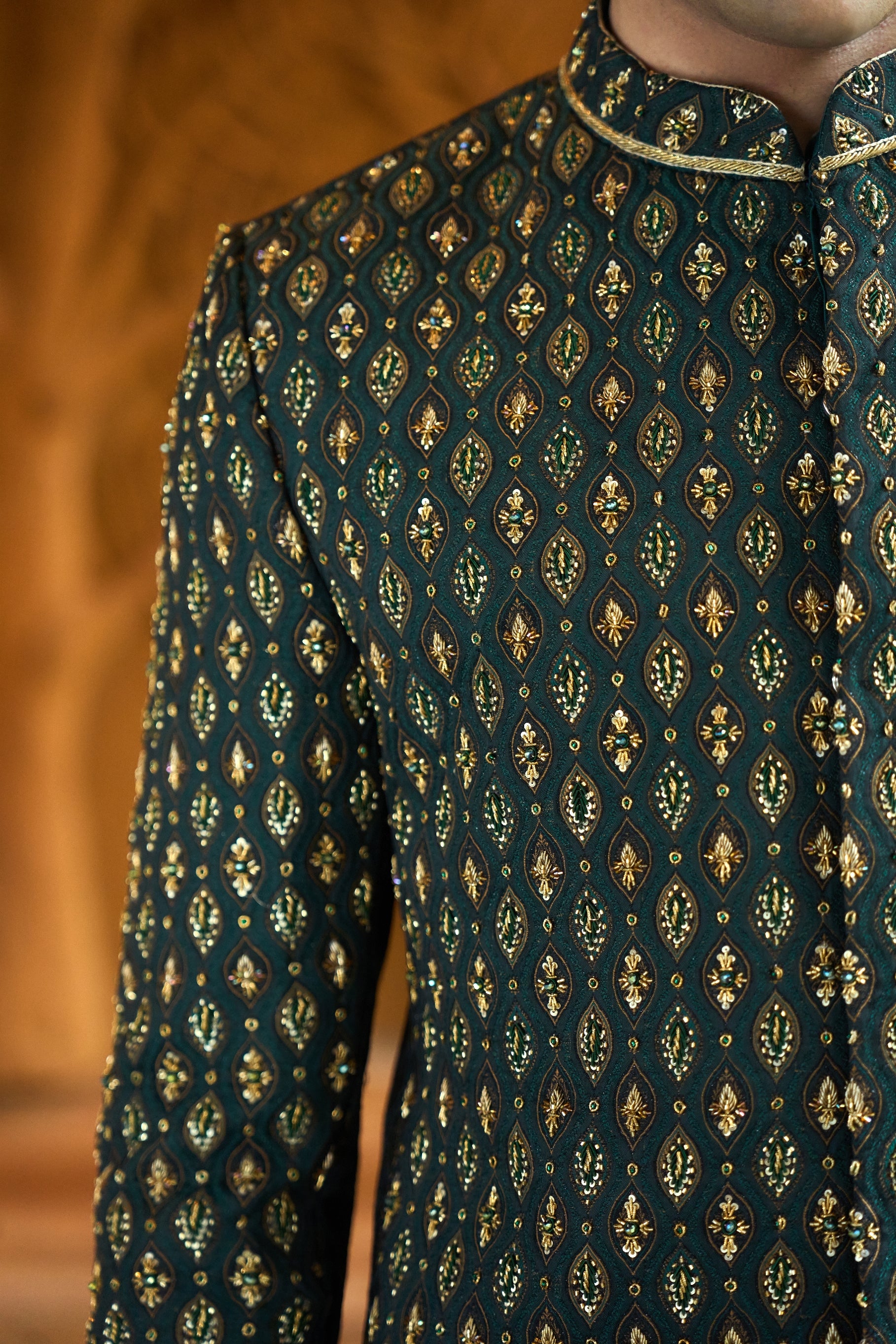 Emerald Heritage Prince Coat Ensemble