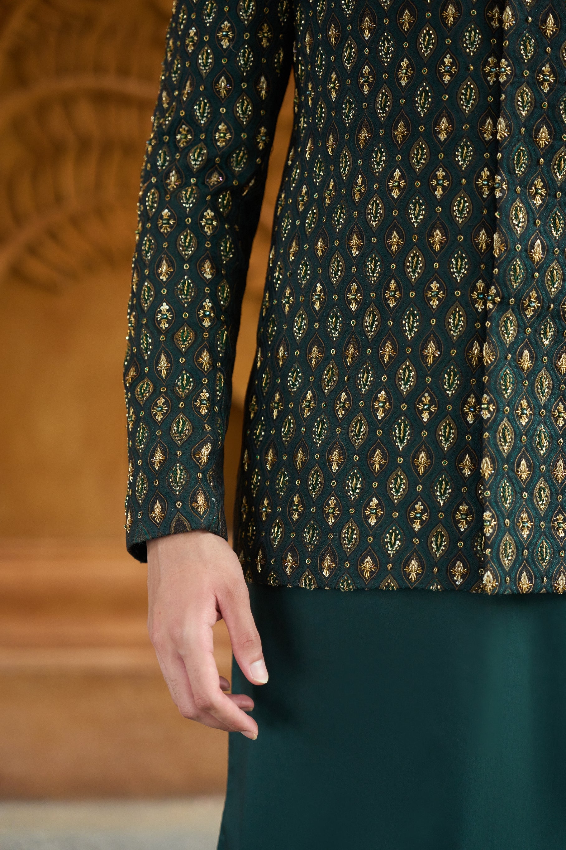 Emerald Heritage Prince Coat Ensemble