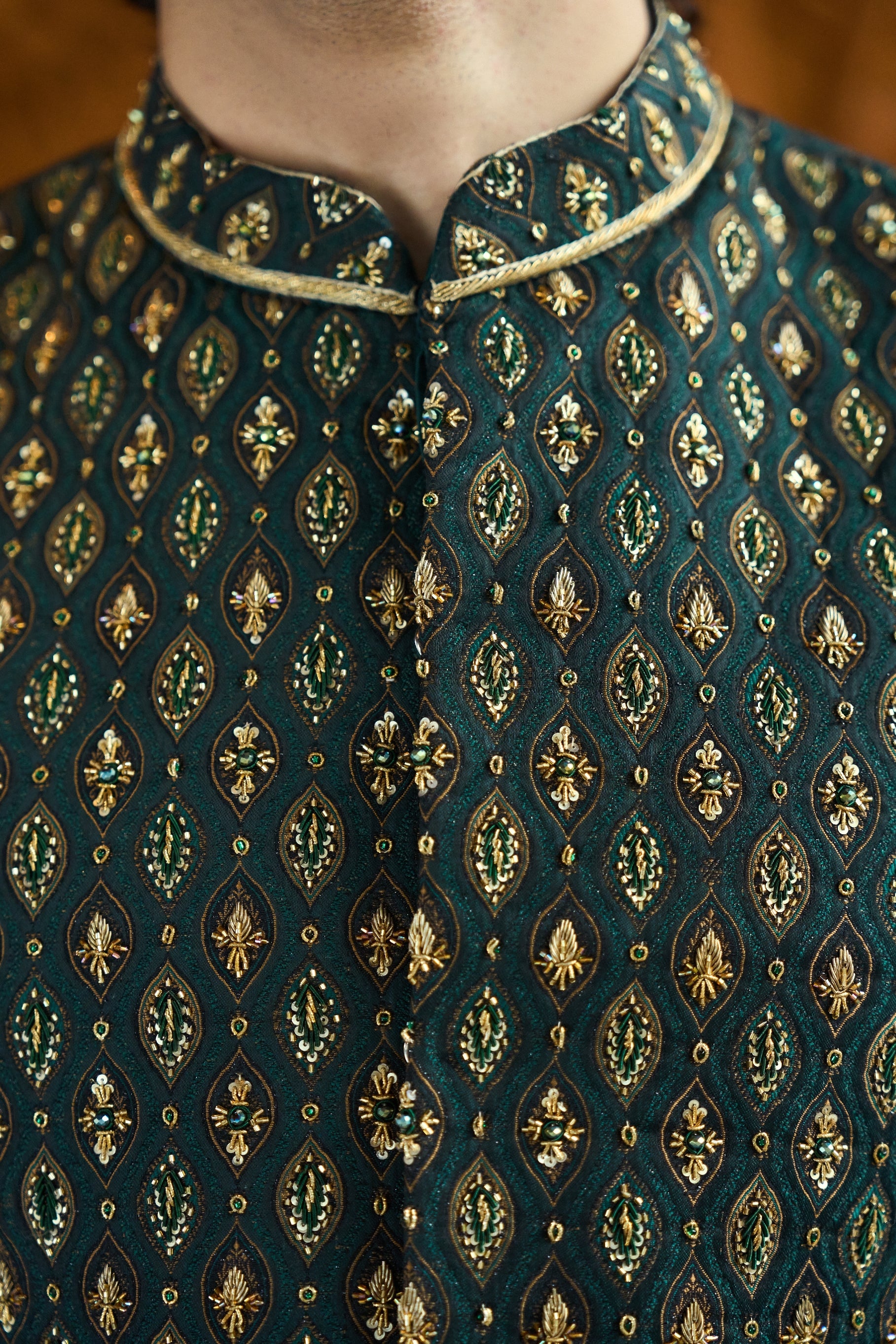 Emerald Heritage Prince Coat Ensemble