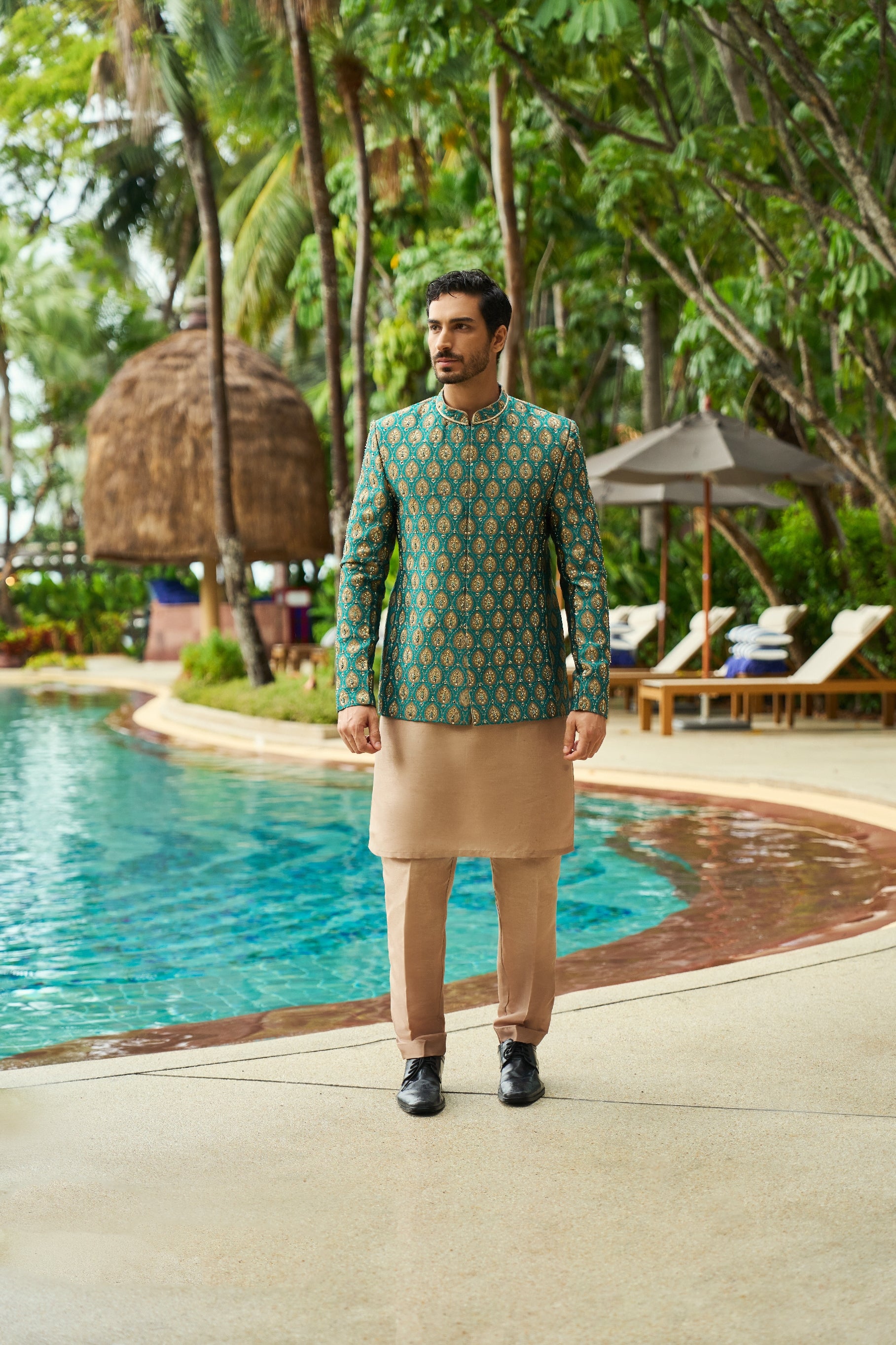 Palm Regal Prince Coat Ensemble