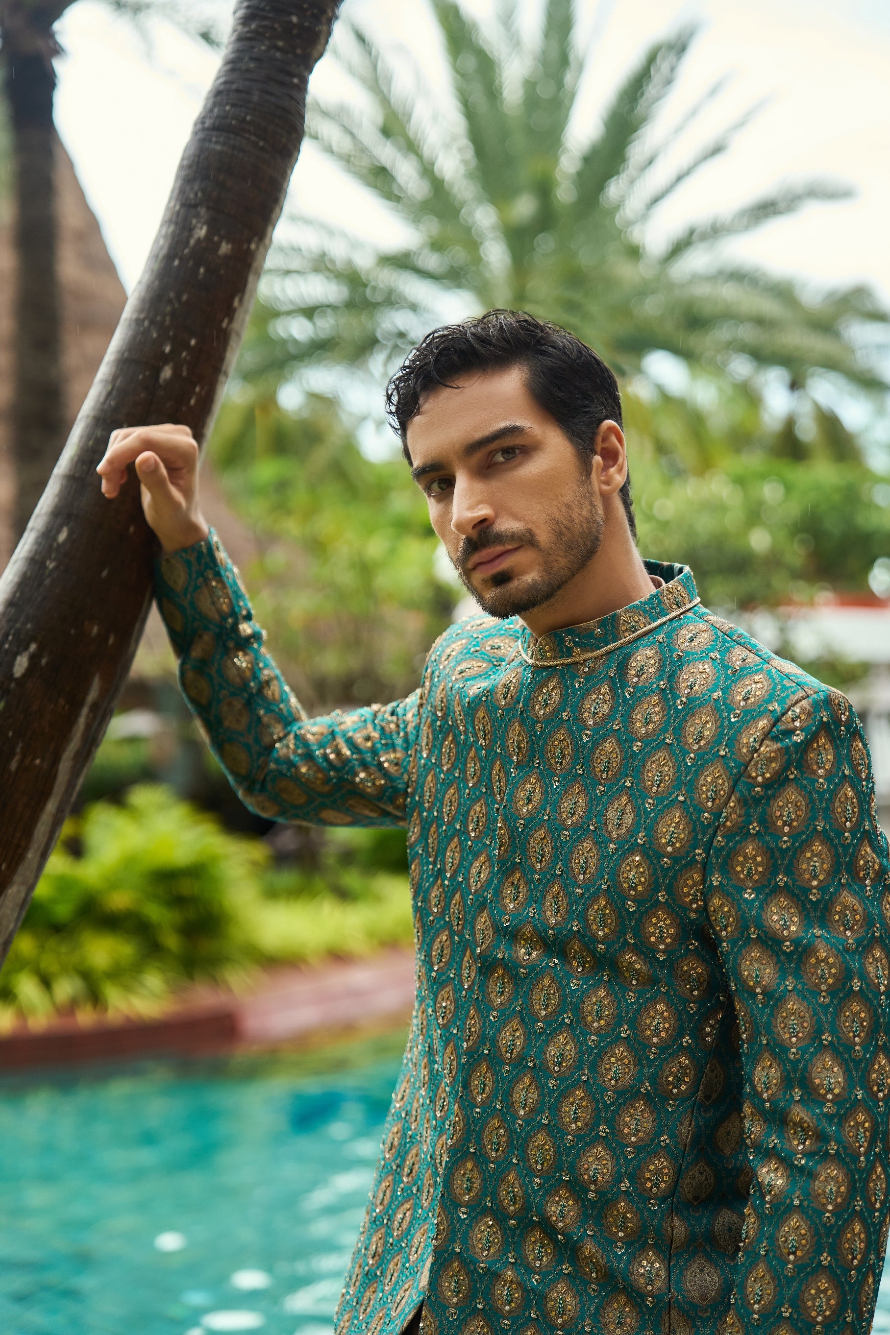 Palm Regal Prince Coat Ensemble