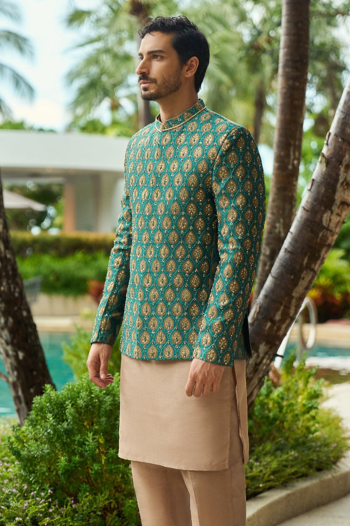 Palm Regal Prince Coat Ensemble