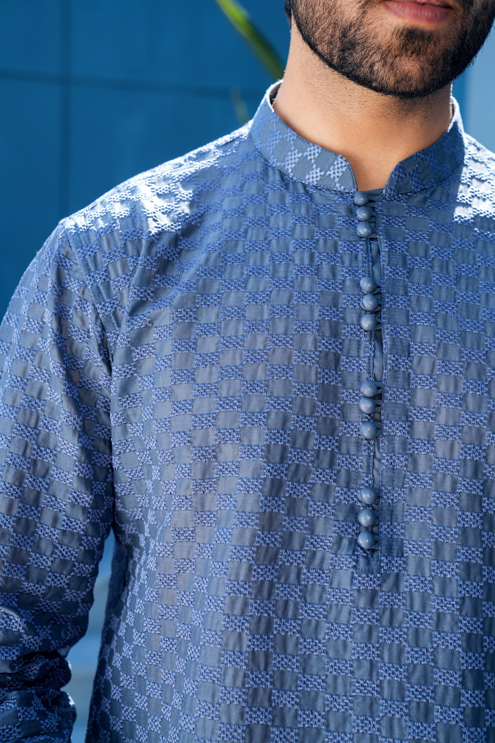 Arctic Thread work Kurta Set