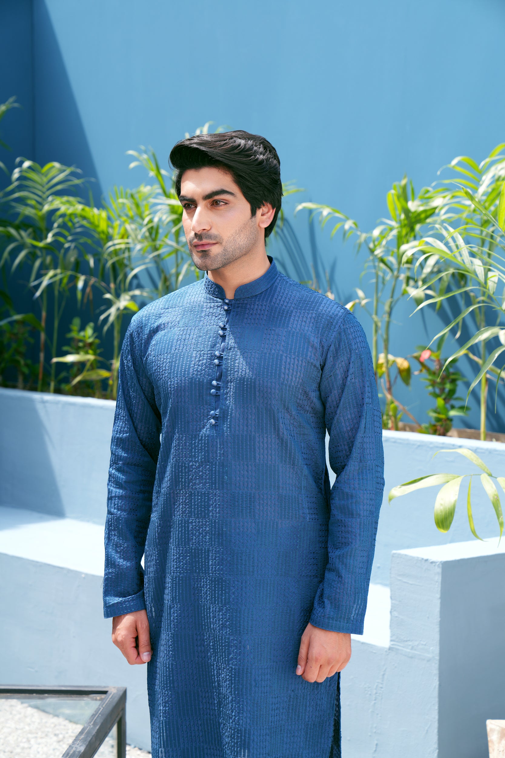 Sapphire Thread Work Kurta Set