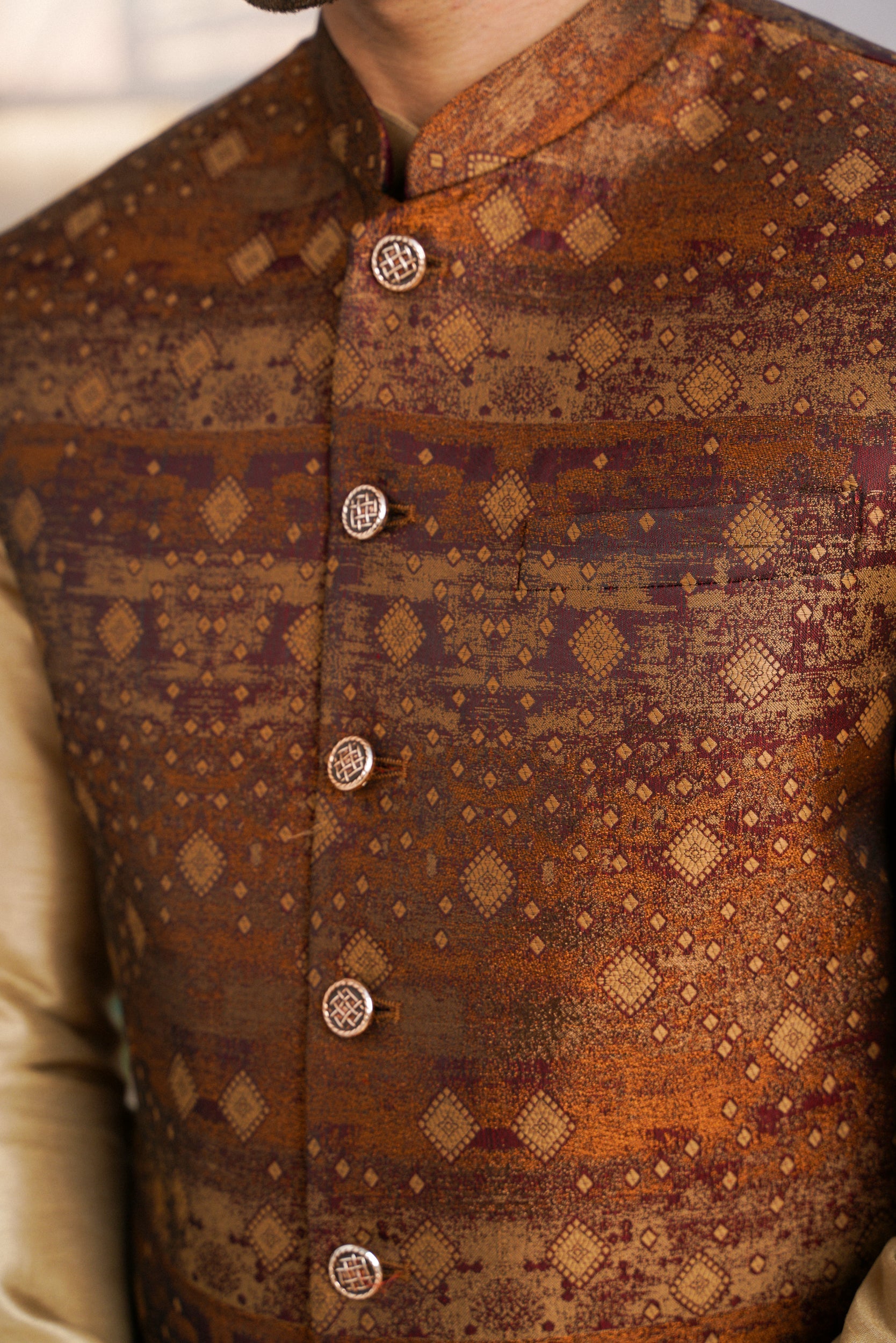 Rusty gold waistcoat