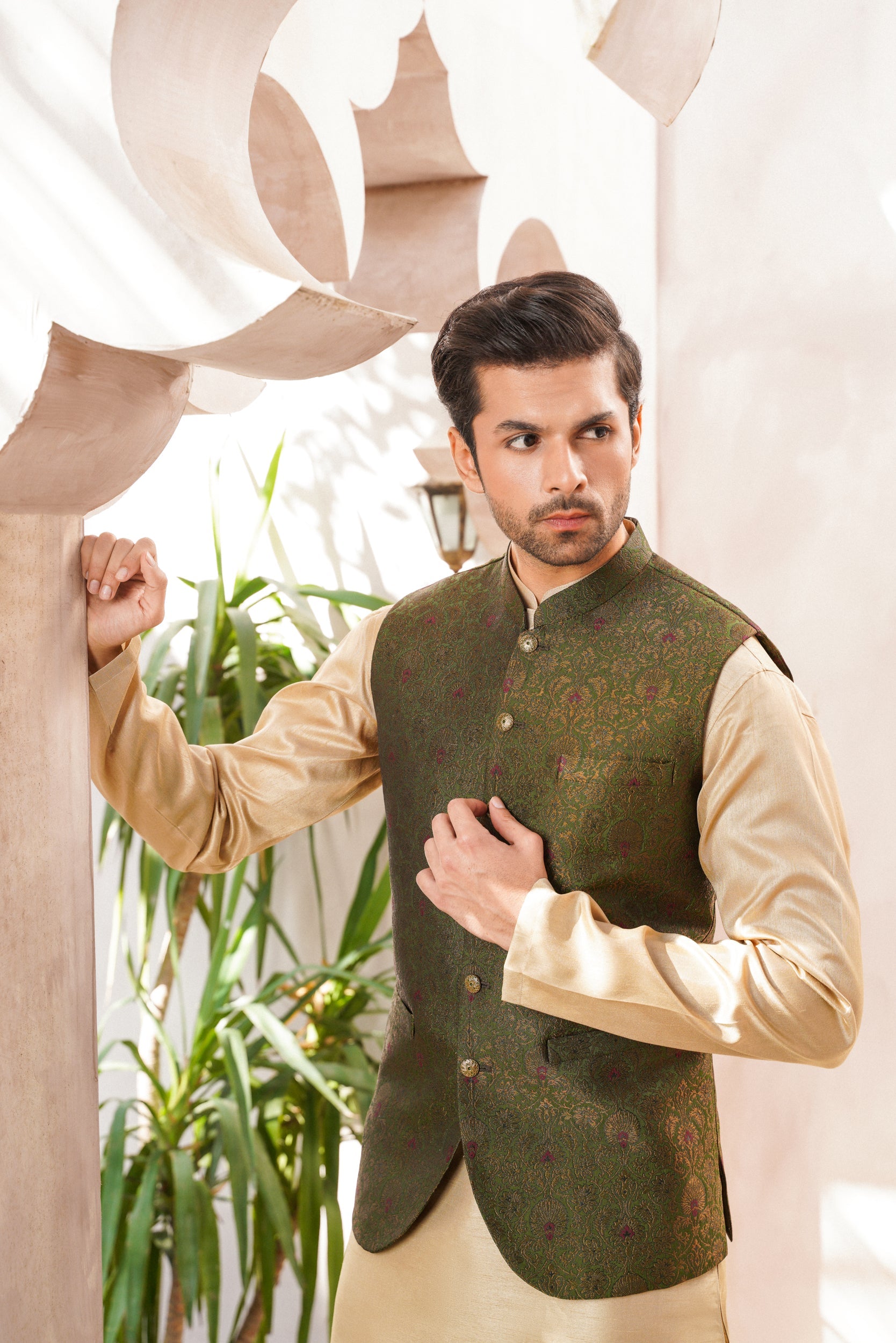 Mehndi waistcoat