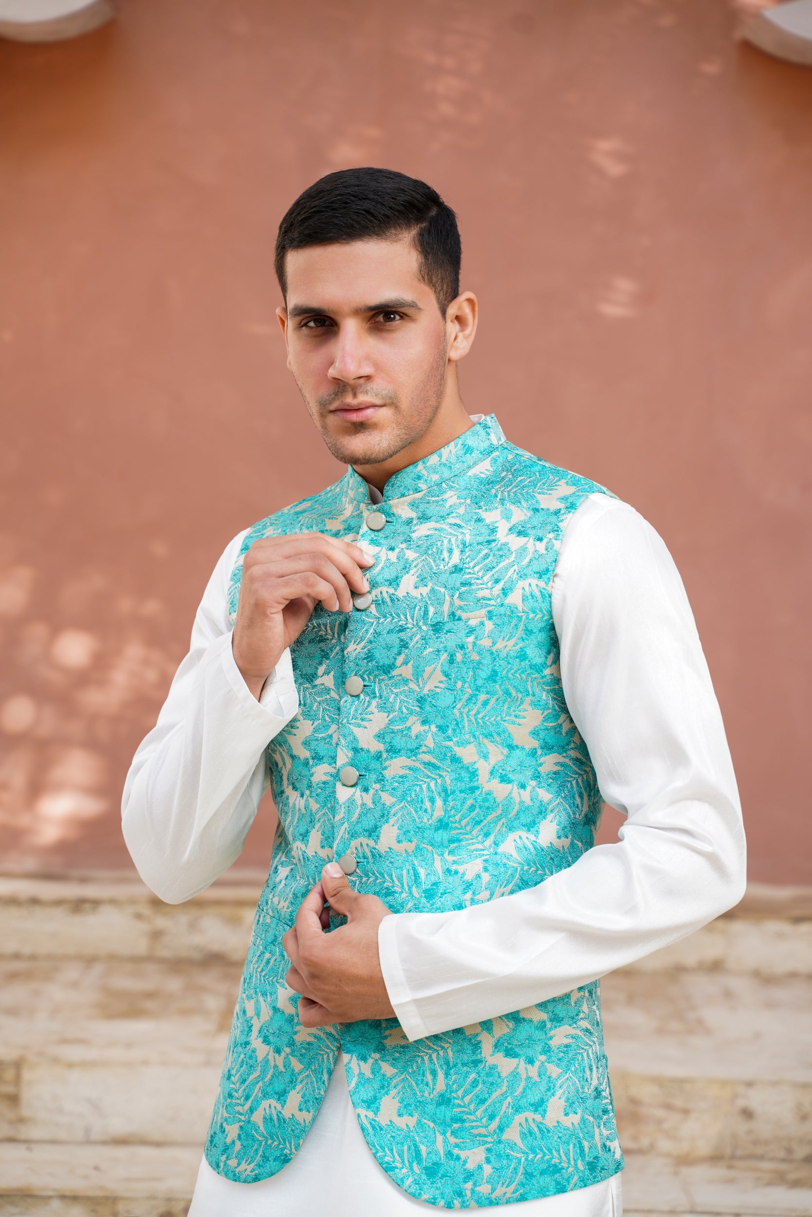 Elegant Blue waistcoat