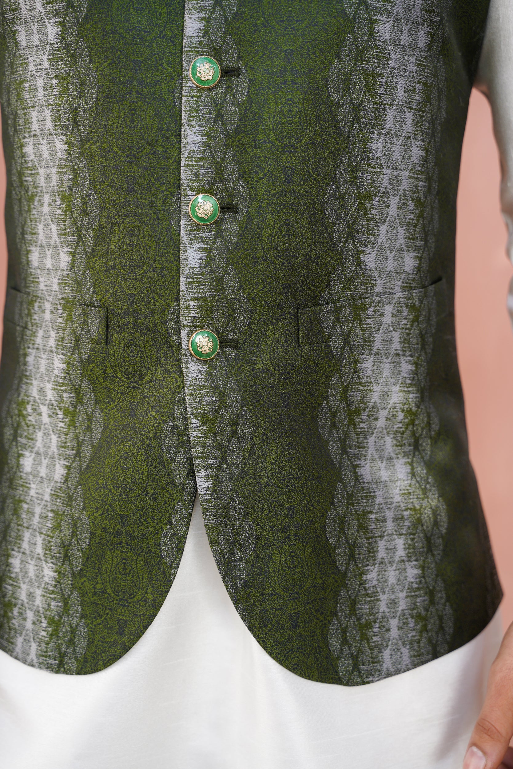 Bottle green waistcoat