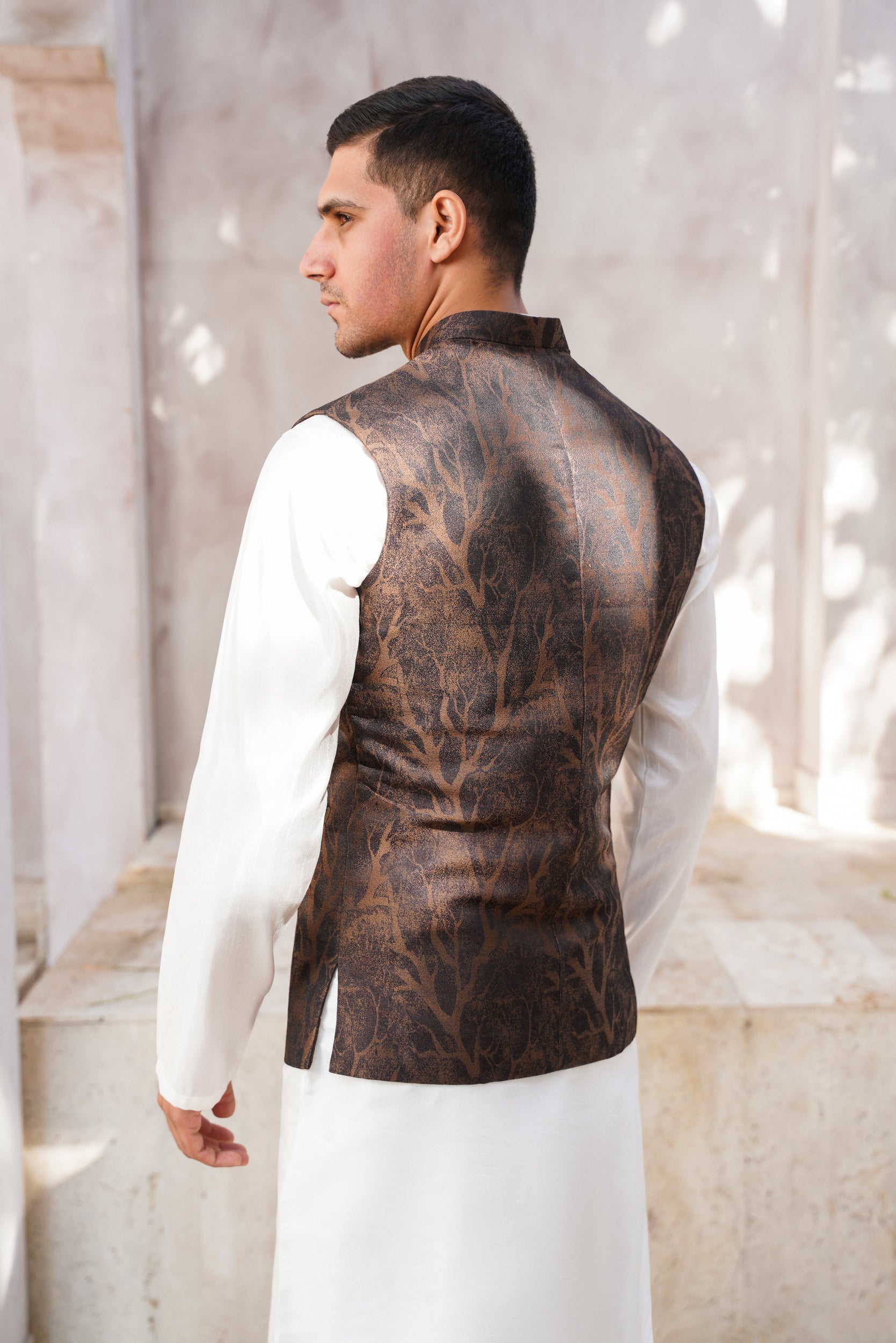 Chocolate brown  waistcoat