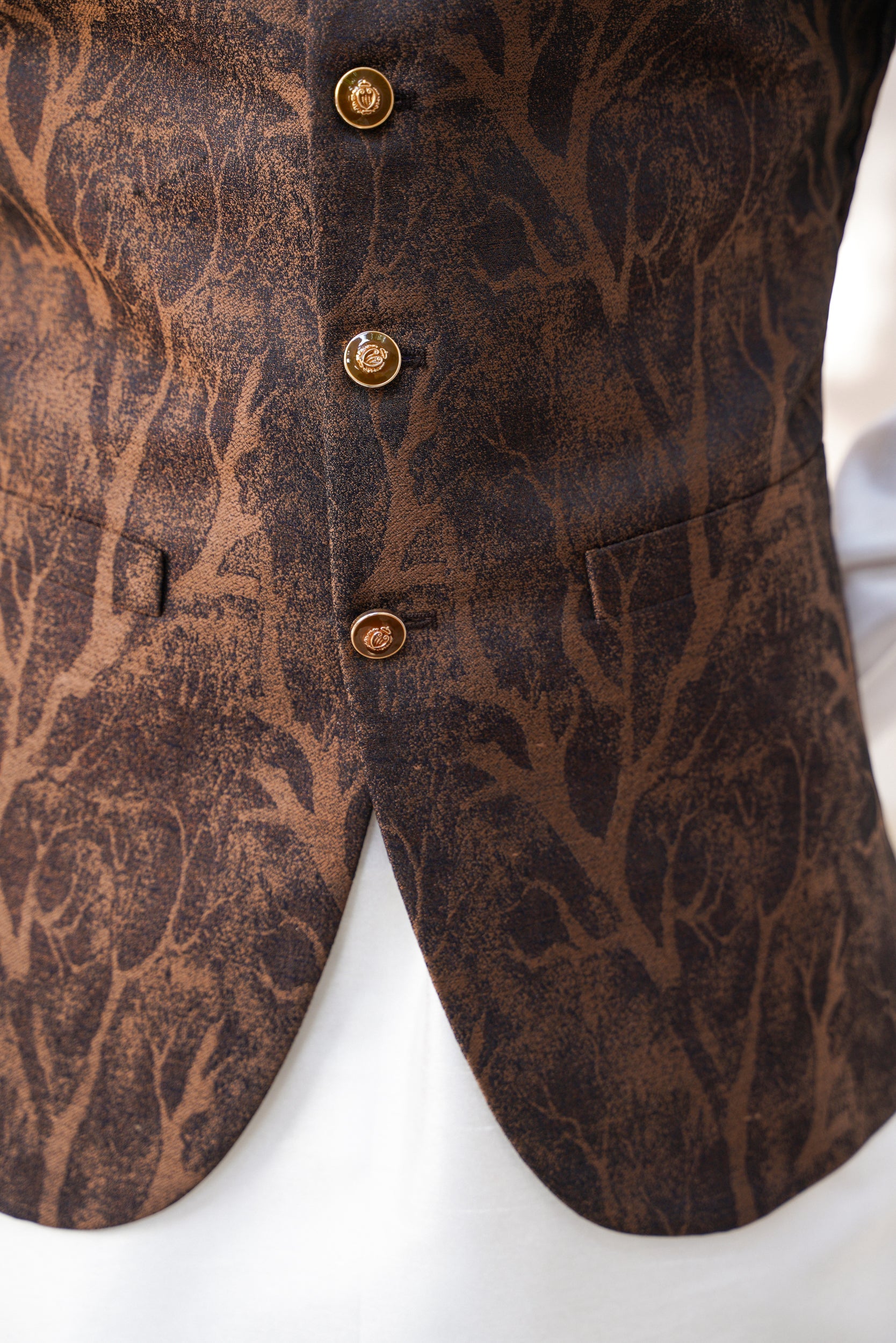 Chocolate brown  waistcoat