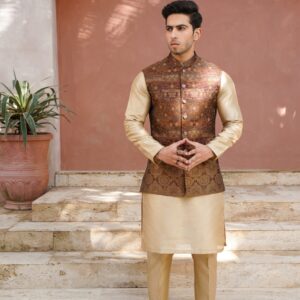Rusty gold waistcoat