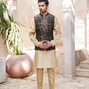 Abstract Ombre waistcoat