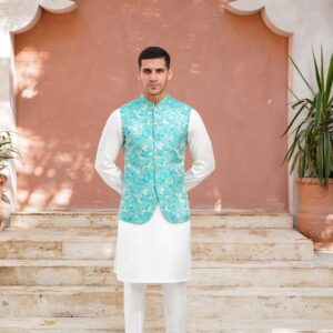 Elegant Blue waistcoat