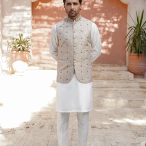 Ivory white waistcoat